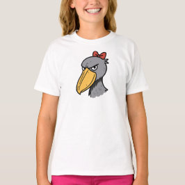 Hübscher Schuhschnabel-Storch-Vogel T-Shirt