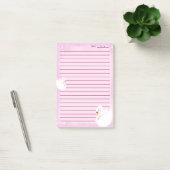 Hübscher Schwan Zarte Noten Post-it Klebezettel (Büro)