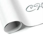 HÜBSCHER SCRIPT MERRY CHRISTMAS PERSONALISIERTER N GESCHENKPAPIER (Rolleneckpunkt)