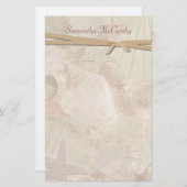 Hübscher Seashell-persönliches Briefpapier (Vorne/Hinten)