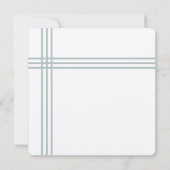 Hübscher Seemann Einladung (Rückseite)