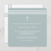 Hübscher Seemann Einladung (Vorne/Hinten)