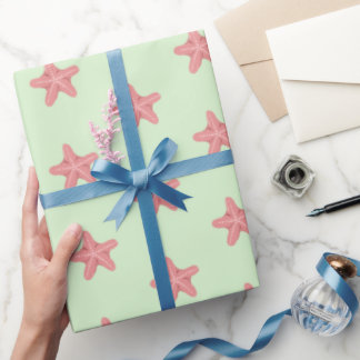 Hübscher Seestern Geschenkpapier