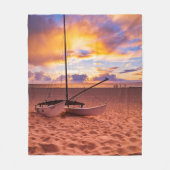 Hübscher Seeverkehr Fleecedecke (Vorderseite)