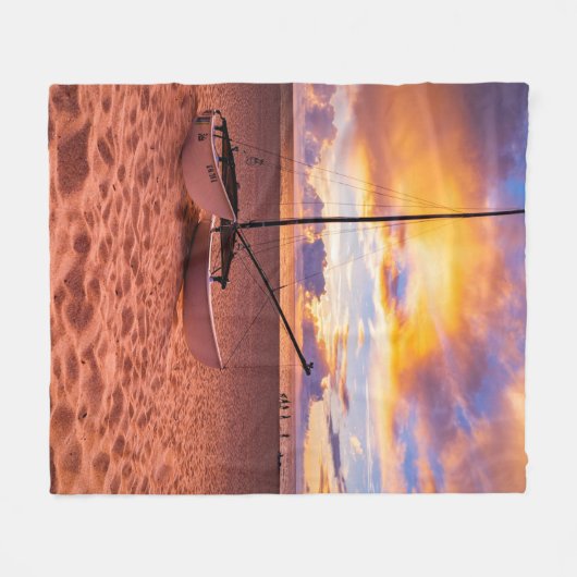 Hübscher Seeverkehr Fleecedecke (Vorderseite (Horizontal))