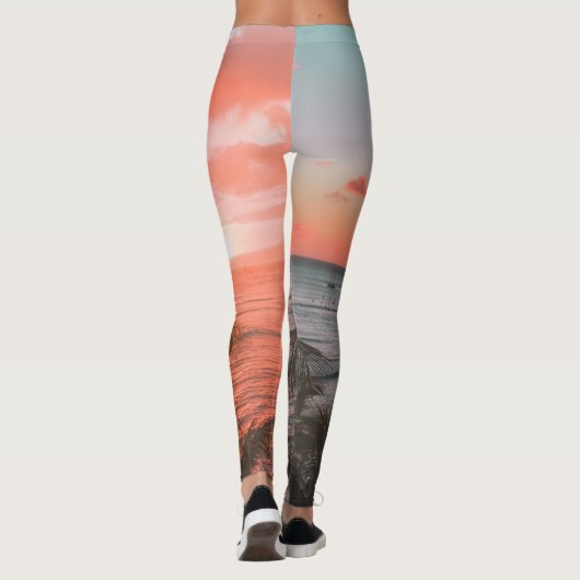 Hübscher Seeverkehr Leggings (Rückseite)