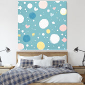 Hübscher Sky Leinwanddruck (Insitu (Schlafzimmer))