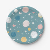 Hübscher Sky Pappteller (Vorderseite)