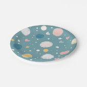 Hübscher Sky Pappteller (Schrägansicht)