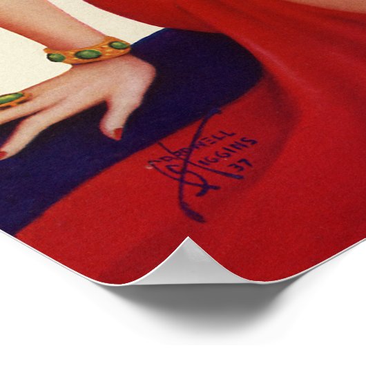 Hübscher Smooth Poster (Ecke)