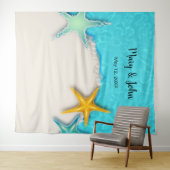 Hübscher Sommer-Strand-Hintergrund Wandteppich (Beispiel (Horizontal))