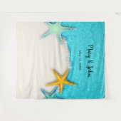 Hübscher Sommer-Strand-Hintergrund Wandteppich (Vorderseite (Horizontal))