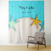 Hübscher Sommer-Strand-Hintergrund Wandteppich (Beispiel)