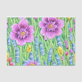 Hübscher Sommergarten Rosa Blüte Geburtstag Seidenpapier