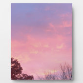 Hübscher Sonnenuntergang im Park EASEL Fotoplatte (Vorderseite)