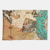 Hübscher Spitze-Rand-Vintager Küchentuch (Horizontal)