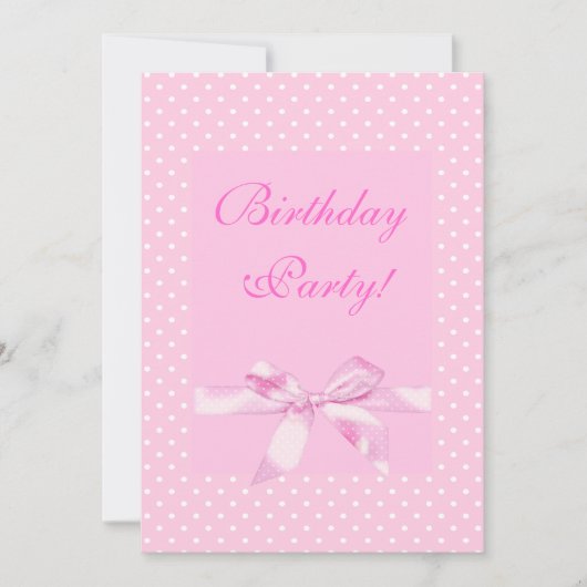 Hübscher Spot-Buggeburt Einladung (Vorderseite)