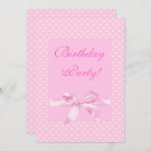 Hübscher Spot-Buggeburt Einladung (Vorne/Hinten)