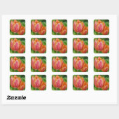 Hübscher Spring Tulip Art Sticker (Blatt)