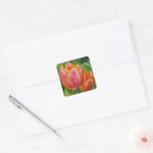 Hübscher Spring Tulip Art Sticker (Umschlag)