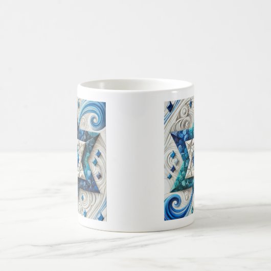 Hübscher Star der David-Tasse Kaffeetasse (Mittel)