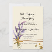 hübscher Sternenfisch Hochzeitstag Einladung (Vorderseite)