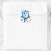 Hübscher Sticker mit Niedlichem Blauer Vogel - anp (Tasche)