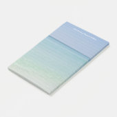 Hübscher Strand mit Bettwäsche Post-it Klebezettel (angewinkelt)