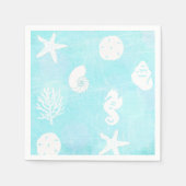 Hübscher Strand mit einem schicken Flair Serviette (Vorderseite)