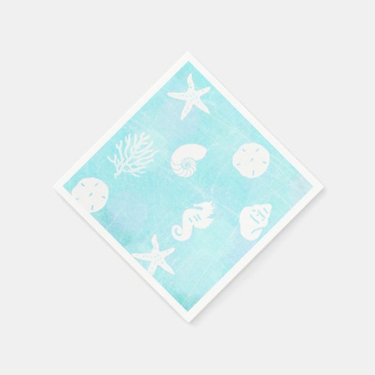 Hübscher Strand mit einem schicken Flair Serviette (Ecke)