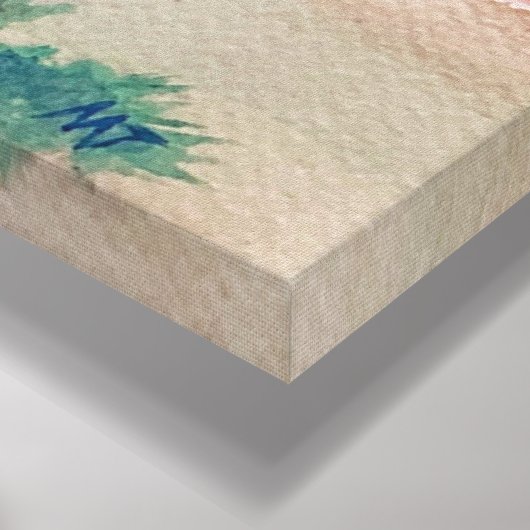 Hübscher Strauß Leinwanddruck (Ecke(Unten))