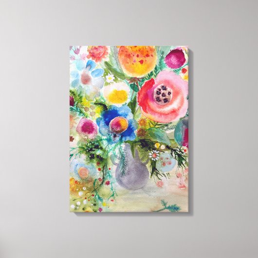Hübscher Strauß Leinwanddruck (Vorderseite)