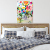 Hübscher Strauß Leinwanddruck (Insitu (Schlafzimmer))