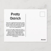 Hübscher Strauß Postkarte (Rückseite)