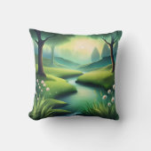 Hübscher Stream-Kissen Kissen (Vorderseite)