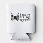 Hübscher String/Garn Dosenkühler (Rückseite)