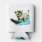 Hübscher Surfhund Dosenkühler (Rückseite)