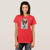 Hübscher T - Shirt für Brautbouquet (Vorne ganz)