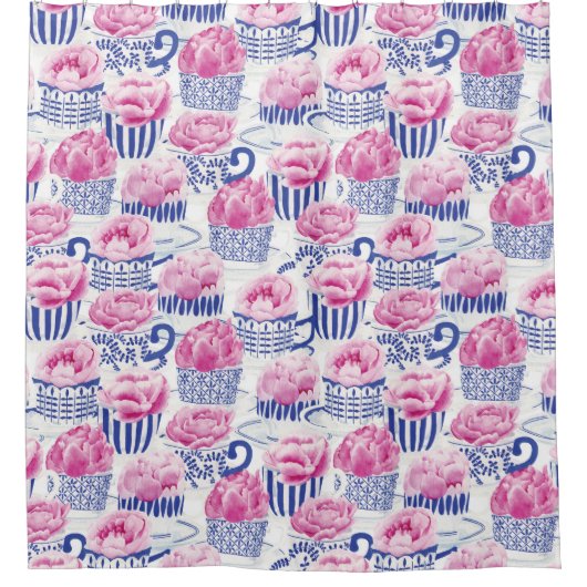 Hübscher Tee Duschvorhang (Vorderseite)