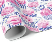 Hübscher Tee Geschenkpapier (Rolleneckpunkt)