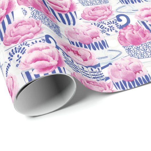 Hübscher Tee Geschenkpapier (Rolleneckpunkt)