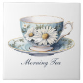 Hübscher Tee- Keramik Teatro Piazza della Riforma Fliese (Vorderseite)