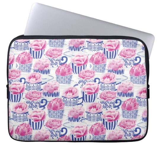 Hübscher Tee Laptopschutzhülle (Vorderseite)