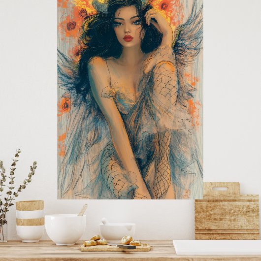 Hübscher Teufel 10034 Poster (Küche)