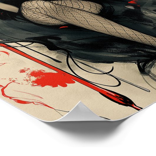 Hübscher Teufel 1018 Poster (Ecke)