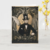 Hübscher Teufel Karte (Gelbe Blume)