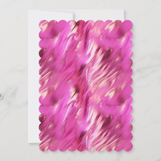 Hübscher Traum Rosa Einladung (Rückseite)