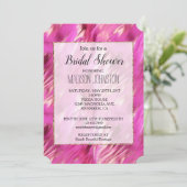 Hübscher Traum Rosa Einladung (Stehend Vorderseite)