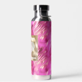 Hübscher Traum Rosa Liebe Gold Glitzer Sparkone Trinkflasche (Links)