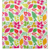 Hübscher Tropenfarben-Muster-Duschvorhang Duschvorhang (Vorderseite)